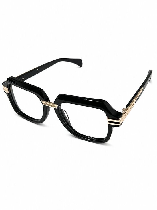 Other - Black and Gold Geometric 55-17-142 Eyeglass Frames